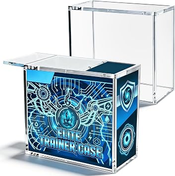 DEDC 30th Anniversary ETB Acrylic Case, 1 Pack, Smooth Sliding Lid