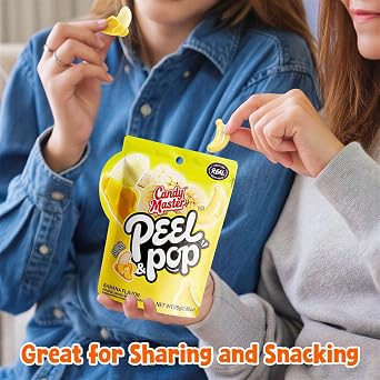 Candy Master Peel & Pop Peelable Gummy (12 Pack, All Flavor Mixed)