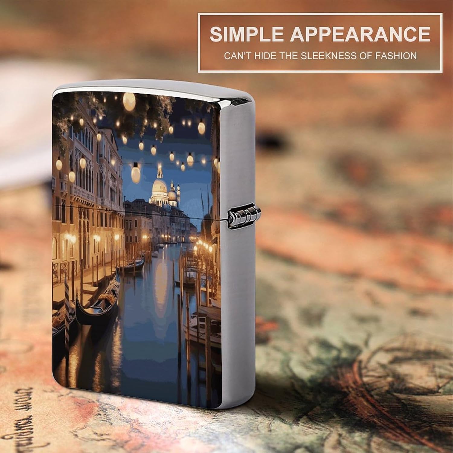 Beautiful Venice at Night Lighter Case Cover Lighter Shell