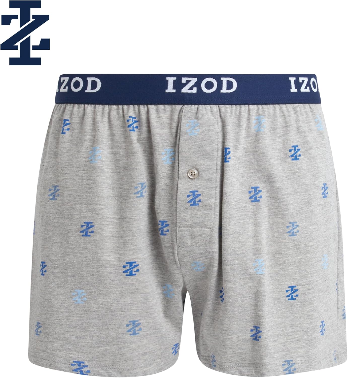 IZOD Mens Underwear Boxer Shorts - 8 Pack Soft Performance Knit 4'' Inseam Relaxed Fit Cotton Boxers for Men with Button Fly - Image 4