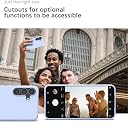 YATWIN Silicone Back Case for Samsung Galaxy S25, Soft-Touch Phone Back Cover for Samsung Galaxy S25 - Lilac gallery image