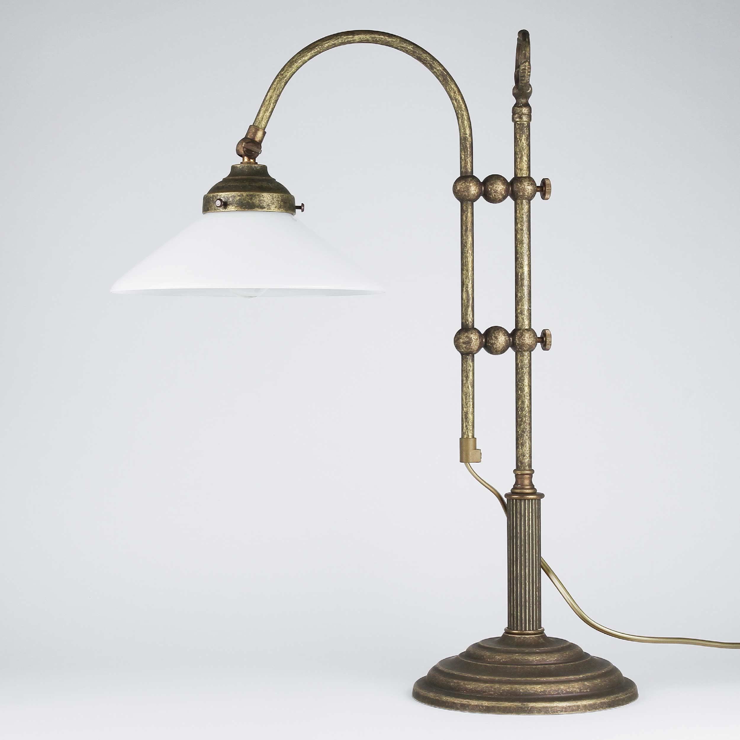 Lampe De Table Moderne En Laiton Brillant, 26cm X 26cm X 25cm