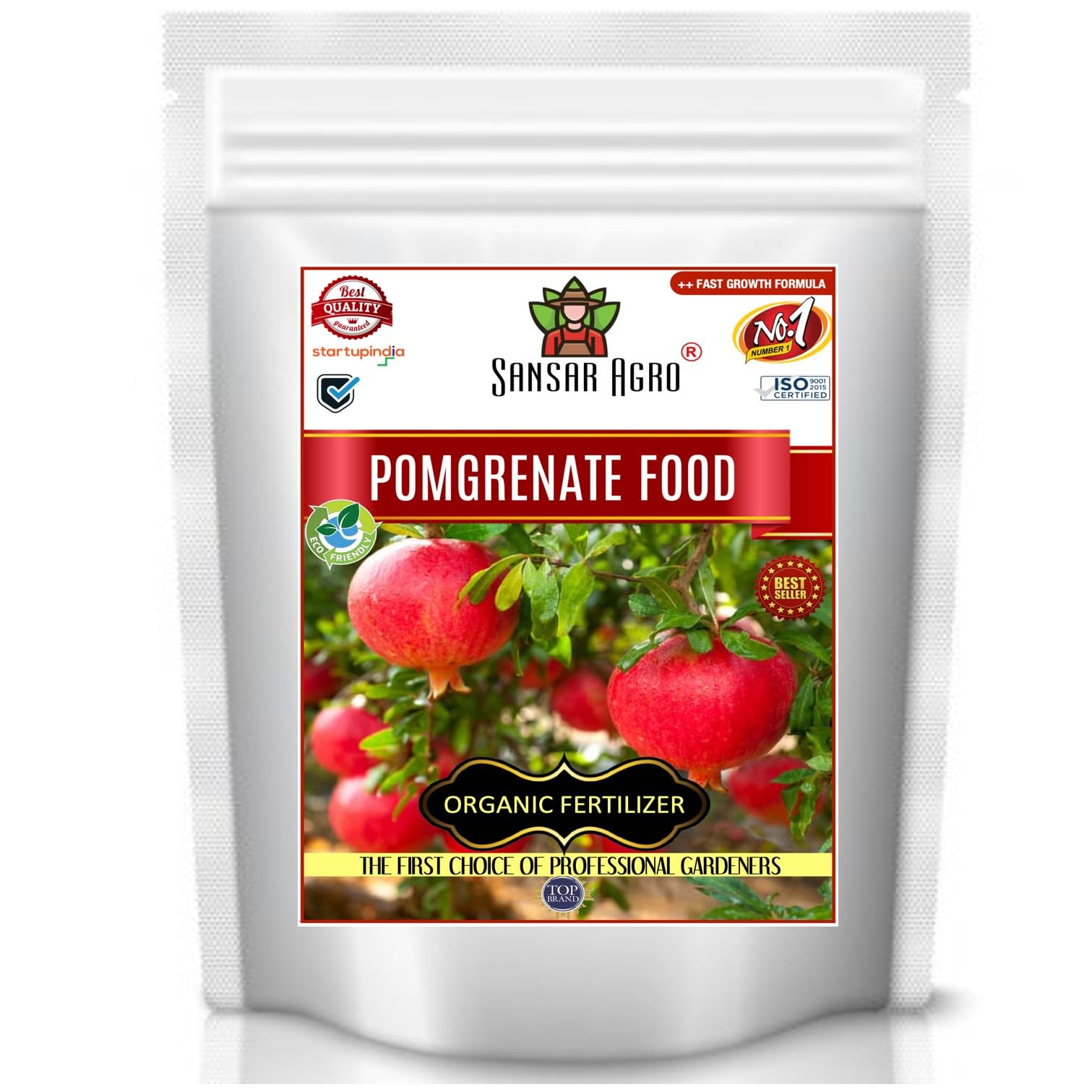Sansar Agro® Pomegranate Food Essential Organic Fertilizer for Pomegranate Plants, Double Filtered with All Required Nutrients and Active Micro-Organism (1800 gm) (B0B5P4S8BC) Amazon Price History, Amazon Price Tracker