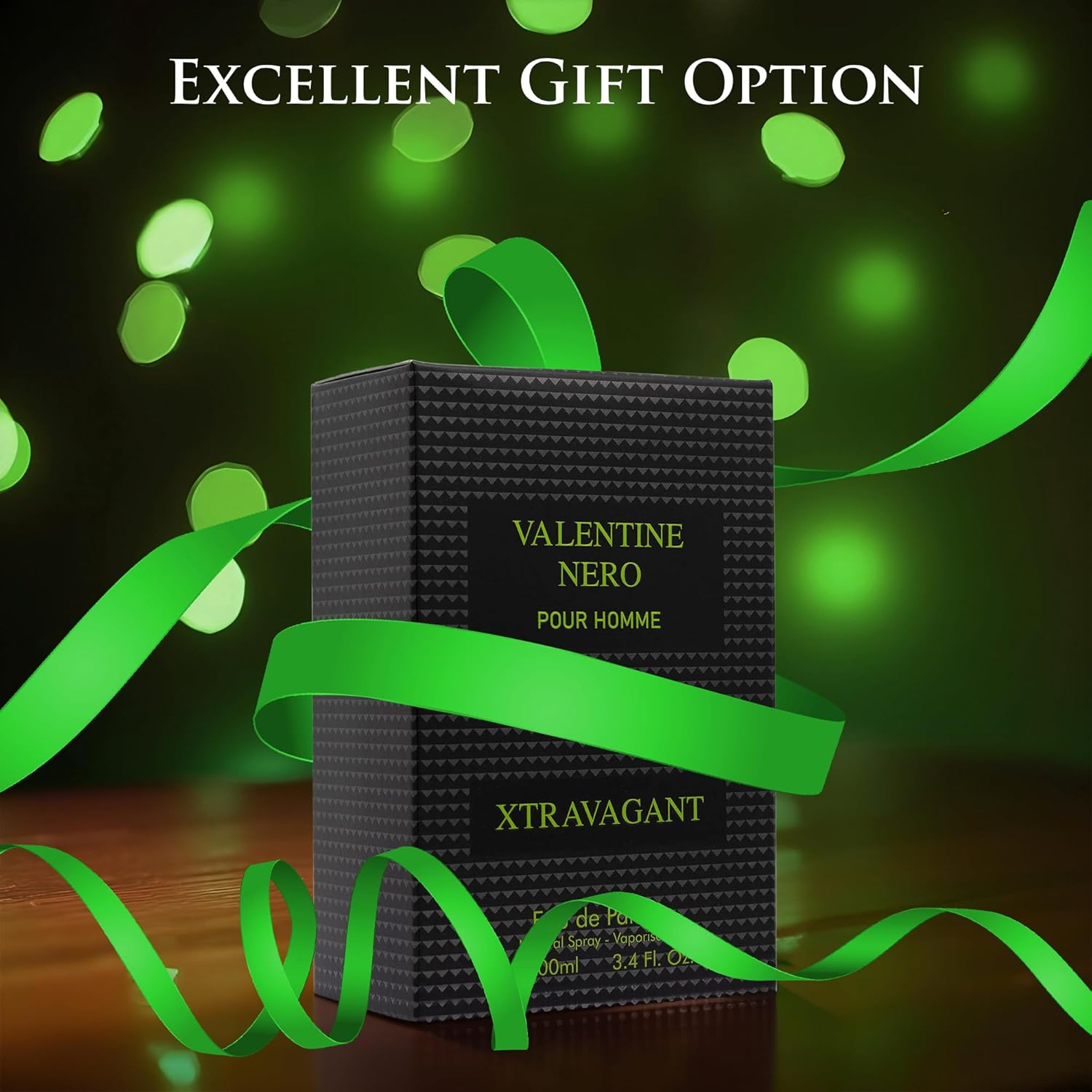 Valentine Nero Xtravagant for Men - Oriental Fougere Fragrance - Top Notes of Calabrian Bergamot & Espresso Coffee Accord - Base Scents of Refined Vetiver - Elegant 100ml Bottle, Parfume for Men - Image 7