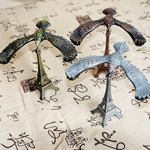 Miniatura 6 de BESPORTBLE Balance Bird - Juguete de equilibrio de aleación de águila, modelo de torre Eiffel de equilibrio, bricolaje, decoración de mesa para