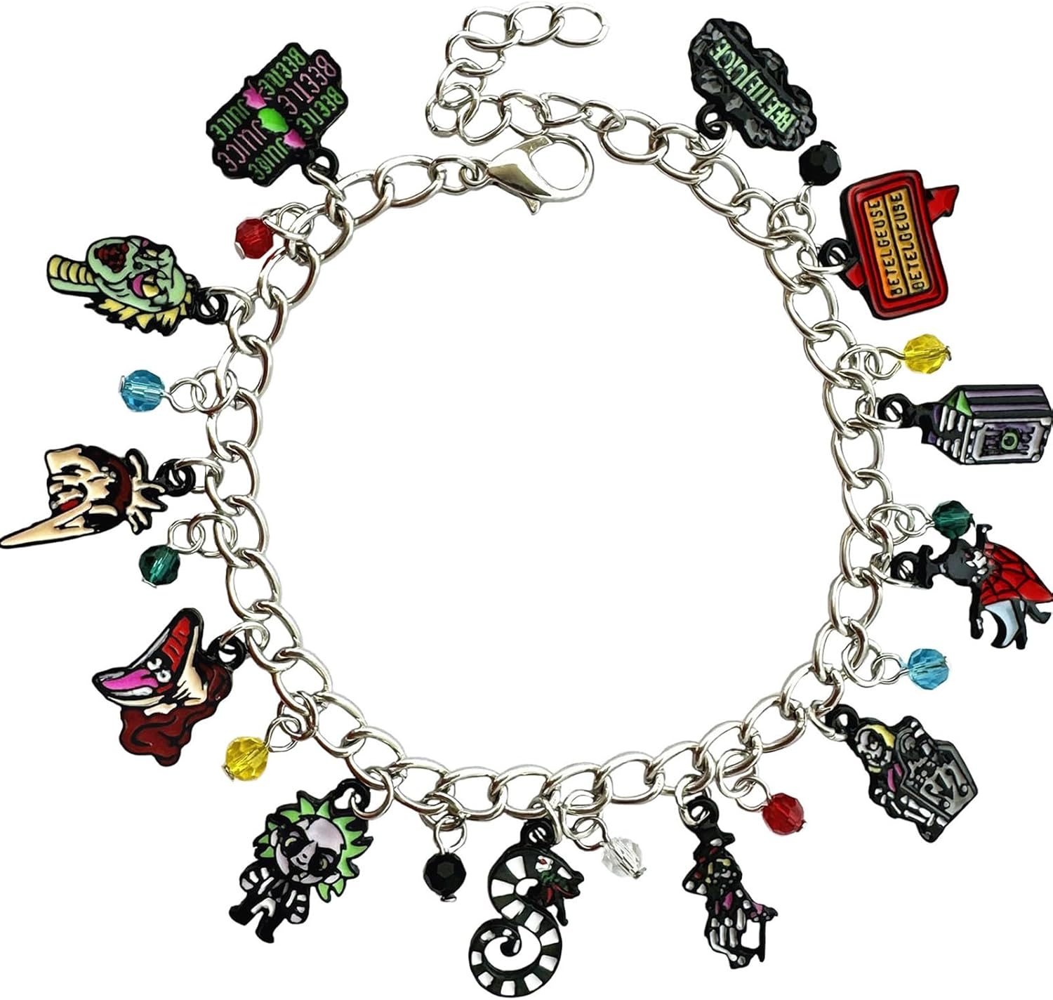 Horror Bracelet Metal Charm Bracelet for Men and Women