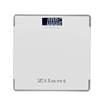 Zilant Weight Scale Digital Weight Machines For Human Body Silver Grey (plane-WS-001-1)