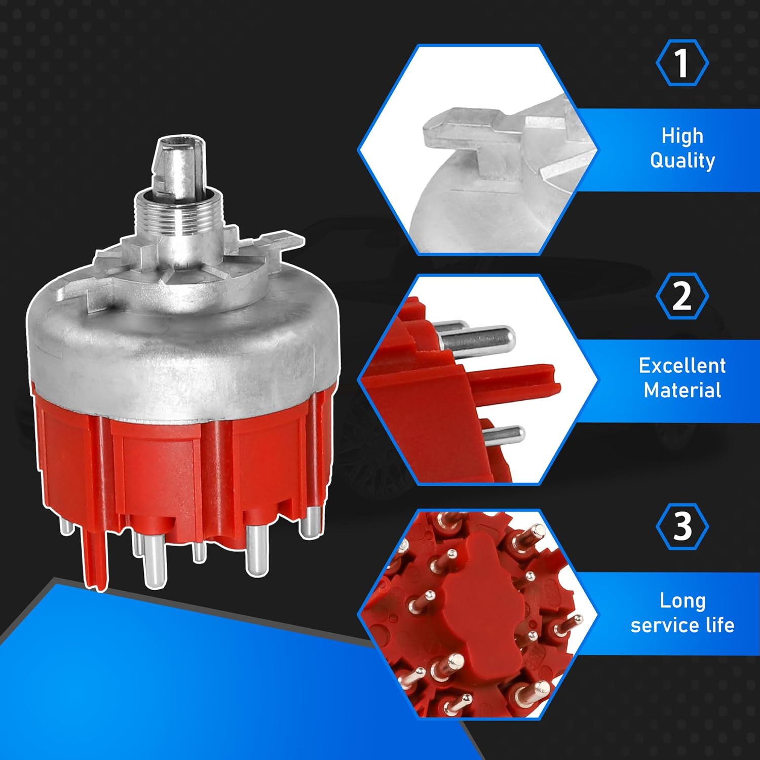 Headlight Head Light Dimmer Switch Compatible with 1999-2004 Porsche 911 Carrera 2002-2005 GT2 GT3 2001-2005 Turbo 1997-2004 Boxster Replaces 99661353500