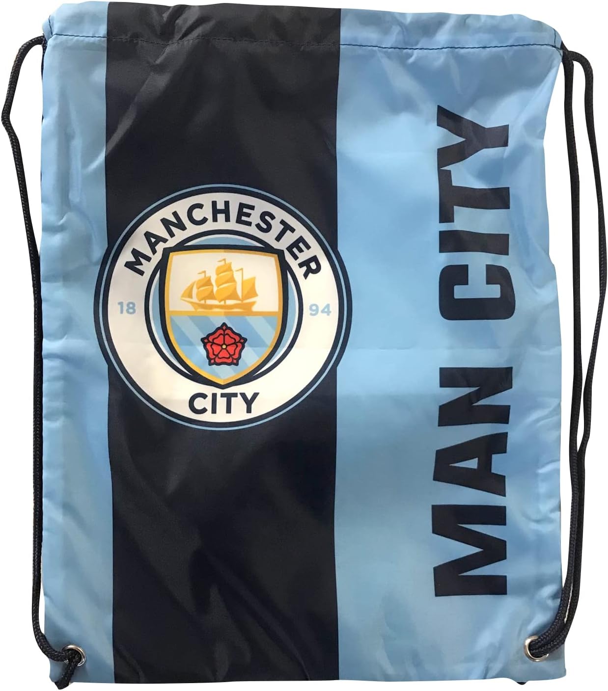 Icon Sports Manchester City Drawstring Cinch Bag, Sky Blue, One Size : Sports & Outdoors