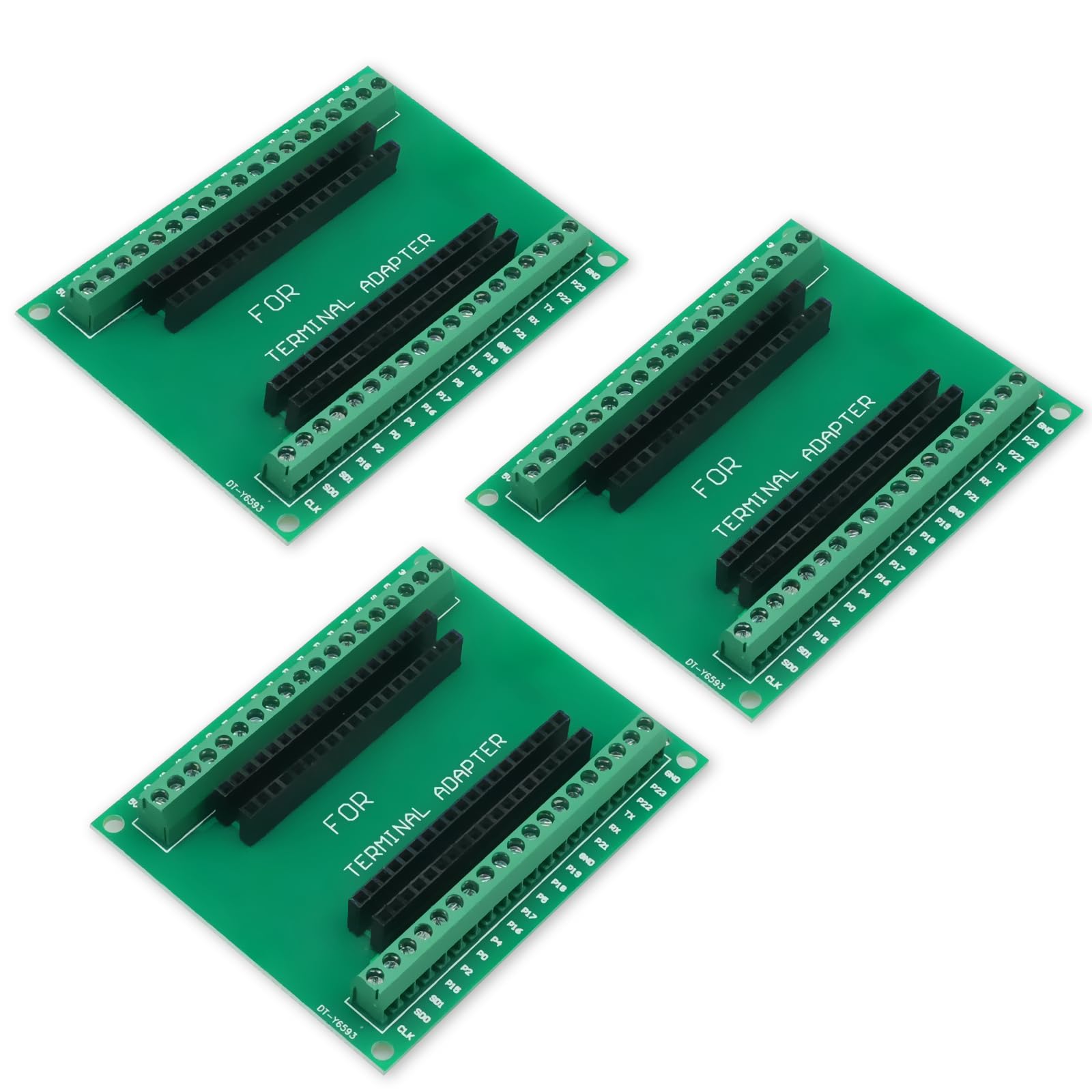 ESP32 Breakout Board Binghe 3 pezzo ESP32 Scheda di espansione GPIO 1 in 2 Spaziatura tra i pin 22,5 mm Compatibile con le schede di sviluppo ESP32 a 38 pin