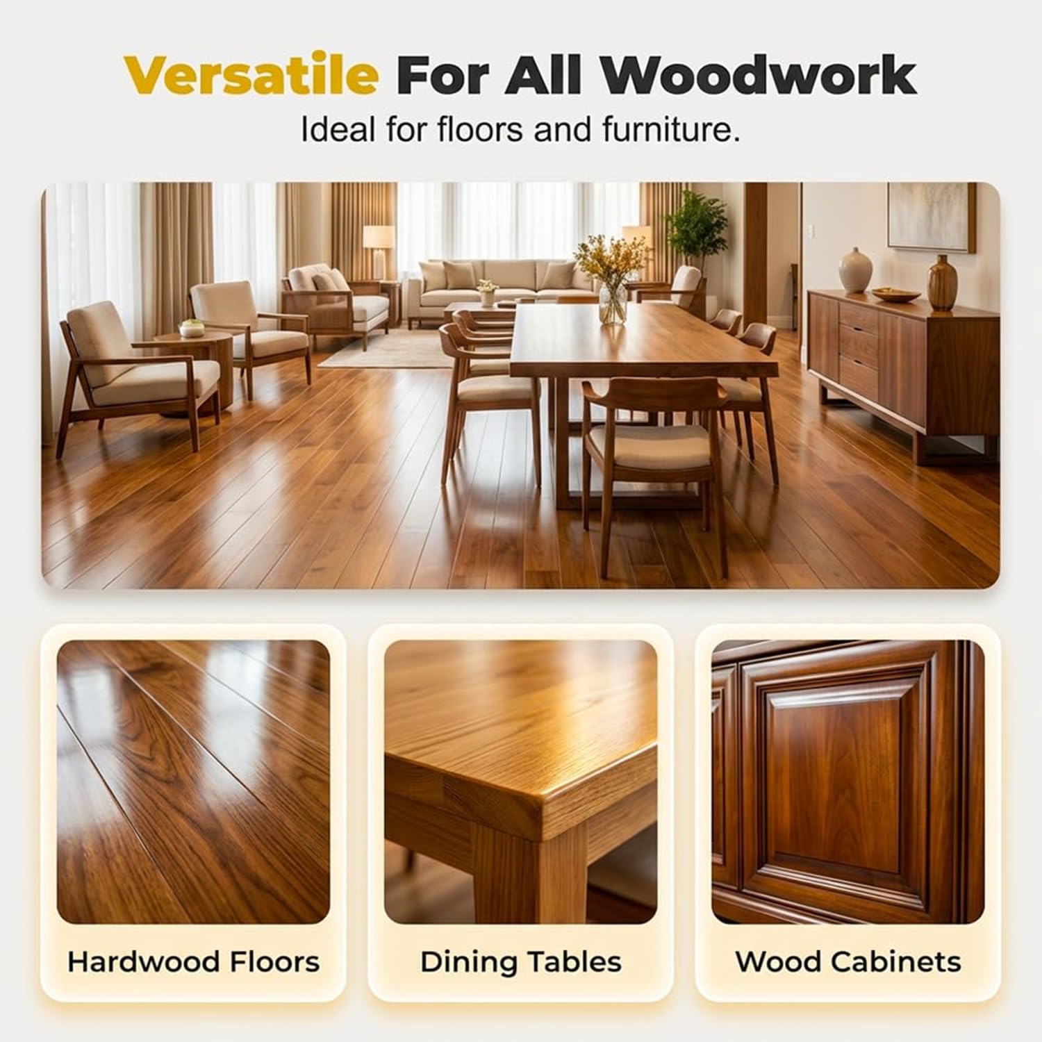 Beeswax Wood Polish Spray, 2026 New Natural Beeswax Furniture Polish and Cleaner Micro Molecularized Essential Oil Spray Furniture Restorer for Floors Cabinets Tables, 355ml (2pcs)