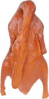 STOBOK Chicken Display Turkey Realistic Food Model Roast Duck Artificial Roast Chicken Props for Kitchen Restaurant Food Display Photography Props Fake Realistic Chicken Prop