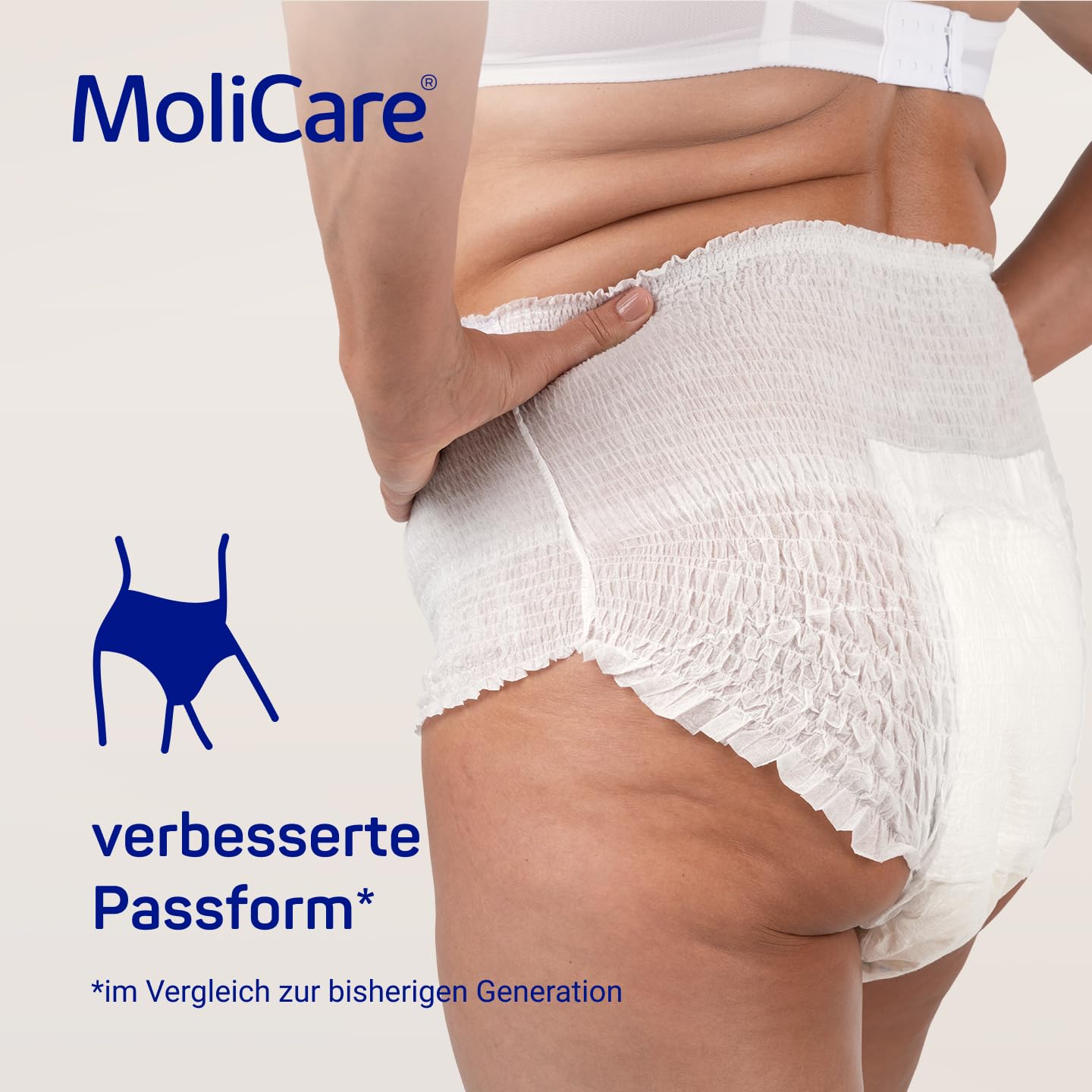 MoliCare Premium Mobile 8 Drops Size L, spodnie dla kobiet i mężczyzn z ciężkim nietrzymaniem moczu, dodatkowa ochrona przed wyciekiem, ochrona skóry, lepsze dopasowanie do ciała, 14 sztuk