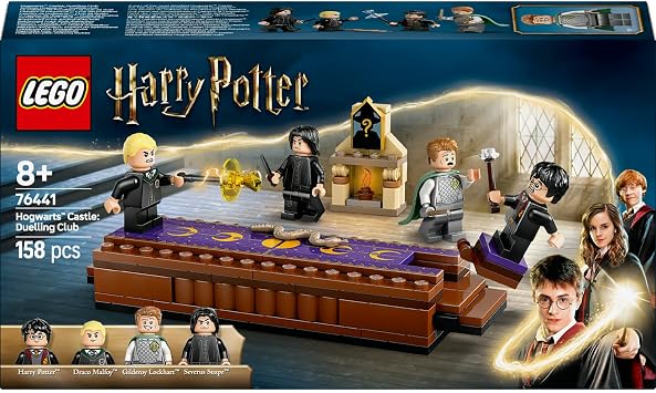 Lego هاري بوتر قلعة هوجورتس: نادي المبارزة لعبة جمع مجموعة صنع للأطفال والكبار الذين تتراوح أعمارهم بين 76441-8 وأكثر، هدية عيد ميلاد (158 قطعة)