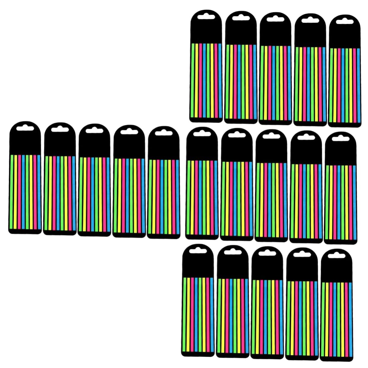 STOBOK 20 Sets Dünne Fluoreszierende Whiteboard Marker Selbstklebende Notizzettel Löschbare Marker Textmarker Flüssiges Gel Einziehbare Ästhetische Textmarker Linienpost „The Pet“