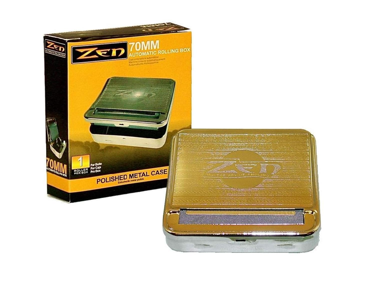Zen 70mm Metallic Box Automatic Cigarette Rolling Paper Machine Roller