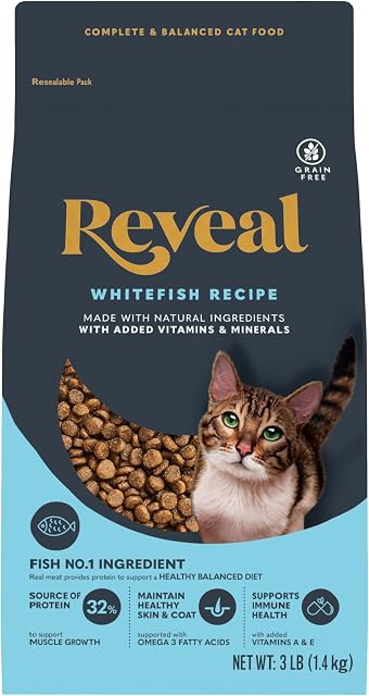 Reveal Grain Free Whitefish Complete Dry Cat Food