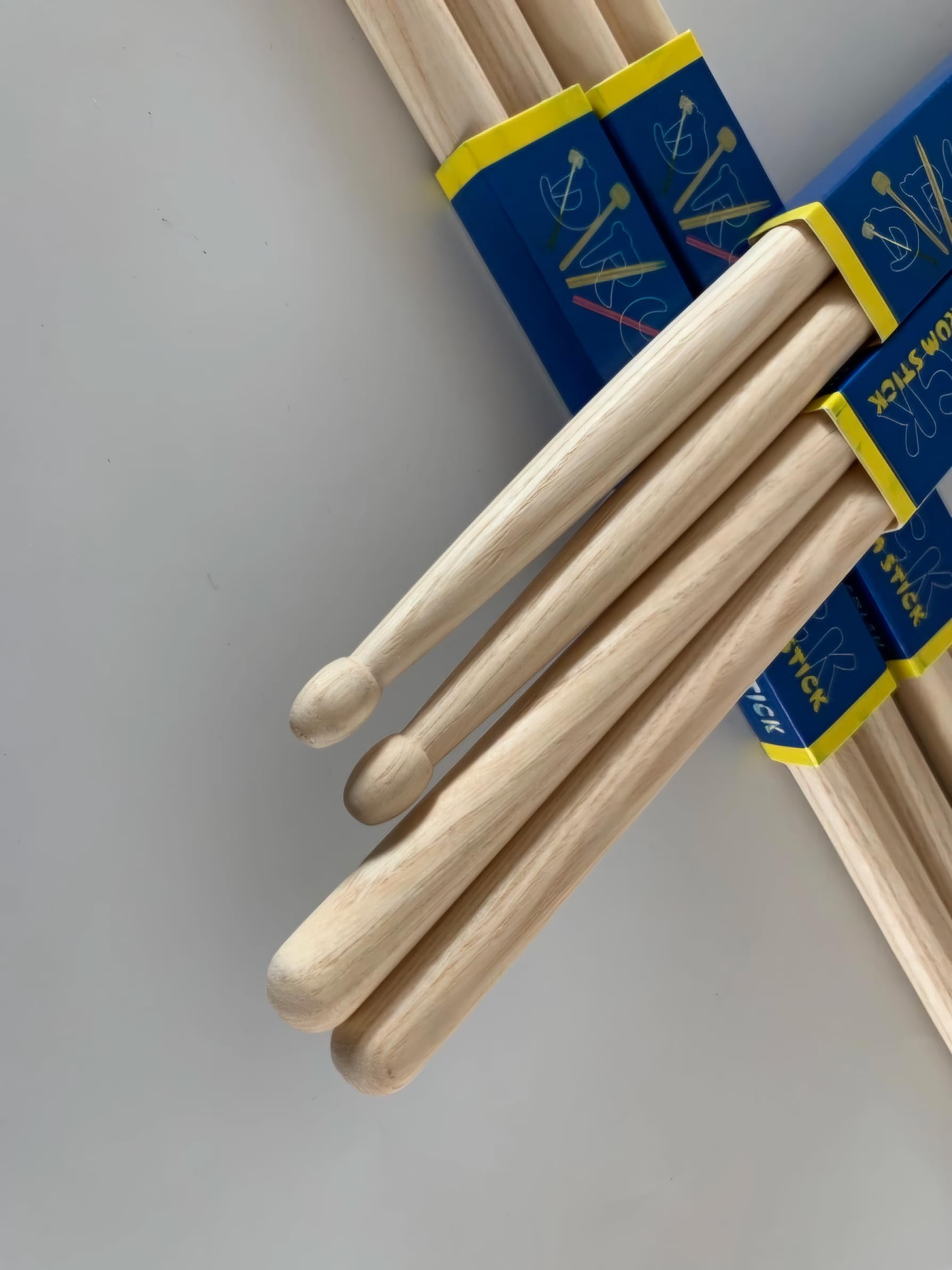 Bacchette Per Batteria 5B - In Legno Hickory, Punto Ovale, Per Batterie Acustiche Ed Elettroniche - Foto 6