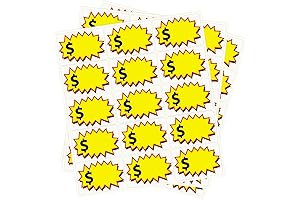 300 Pcs Garage Sale Stickers, Multi-Use Removable Yard Sale Price Stickers with...