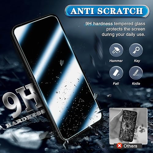 Miniatura 2 de SacredShield Paquete de 3 protectores de pantalla para Moto G Stylus 5G 2023, vidrio templado, dureza 9H, sin burbujas, fácil de instalar