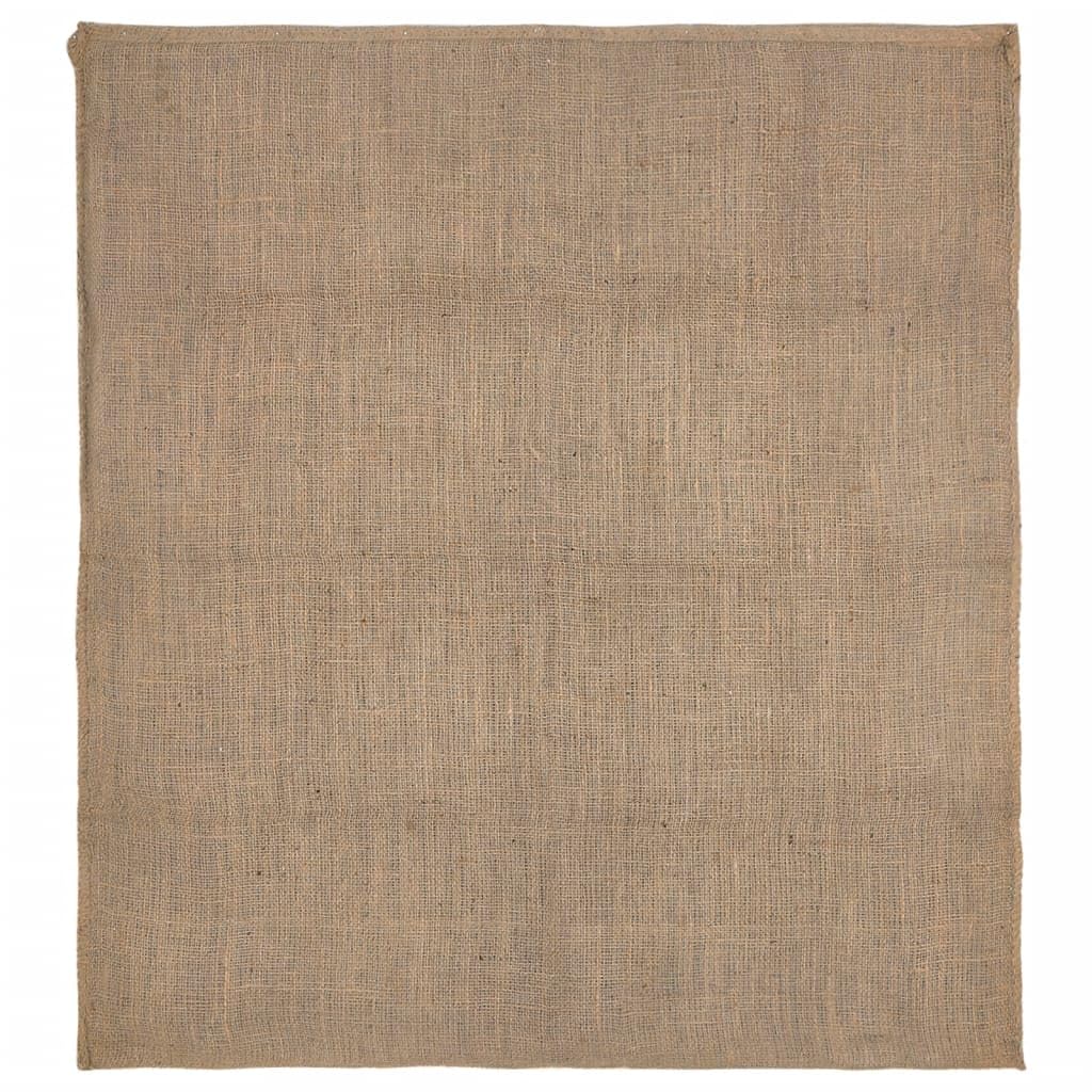 Brokky 155782 Sacchi di Iuta 10pz 100x110 cm 100% Iuta 220 gsm Sacco di iuta grande, sacco di patate, antigelo per piante, svernamento, sacco da giardino, sacchetto di iuta multifunzionale, resistente