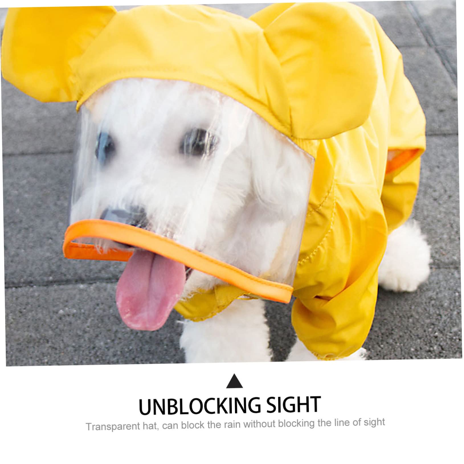Angoily 3stücke Stylischer Hunderegenmantel Wasserdichter Poncho Für Hunde Praktischer Regenumhang Für Kleine Und Mittelgroße Hunde Für Nasses Wetter Modisches Hundezubehör Mit