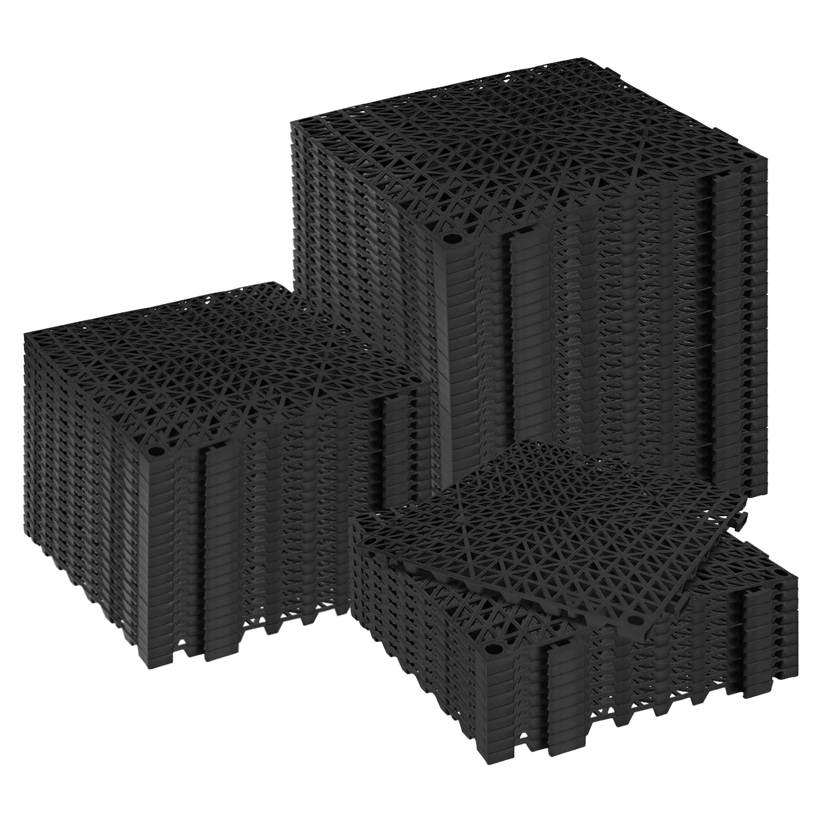 RITOLLO Drainage Floor Tiles - Non-Slip Outdoor Mats -9