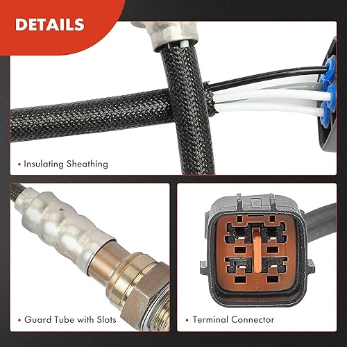 Miniatura 6 de A-Premium Sensor de oxígeno O2 compatible con Mazda 626 2000-2002, 6 2003-2008, 2.3L 2.5L 3.0L, repuesto # L334-18-861A