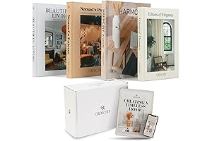 4 Decorative Books Home Decor with HC For Aesthetic CT Decor LR