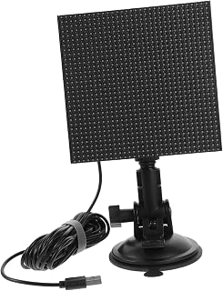 Zerodeko 1set Intelligent Led Pixel Display Screen for Car Programmable Expression Panel for Dynamic Advertising and Fun
