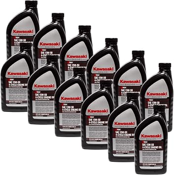 12PK Genuine OEM 15W50 Motor Oil Quart 4-Cycle K-Tech 99969-6501