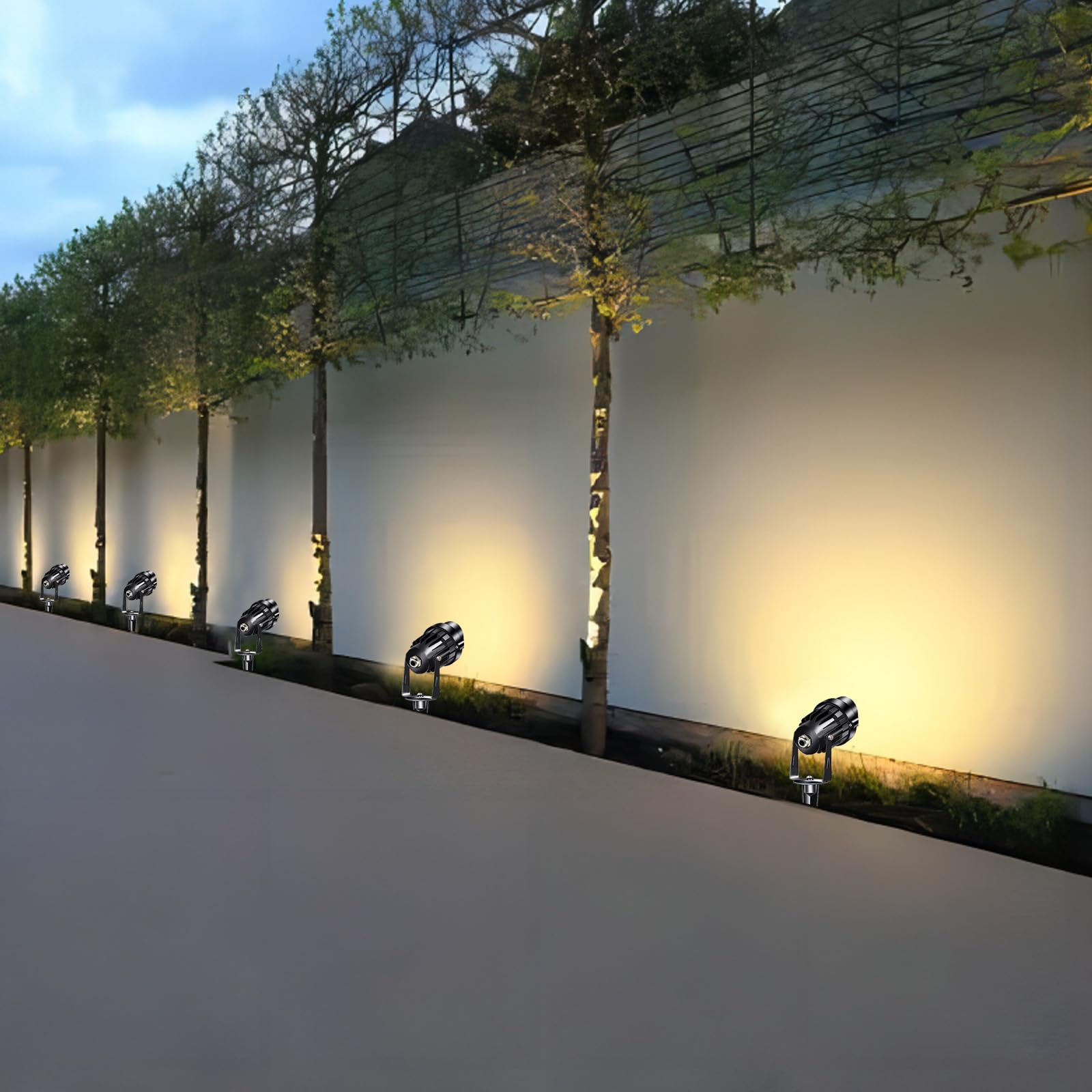 Illuminazione per esterni a LED da giardino, faretto da giardino, 7 W, 12 V, 24 V, illuminazione a bassa tensione, impermeabile IP66 LED, per terrazza Corte Ch
