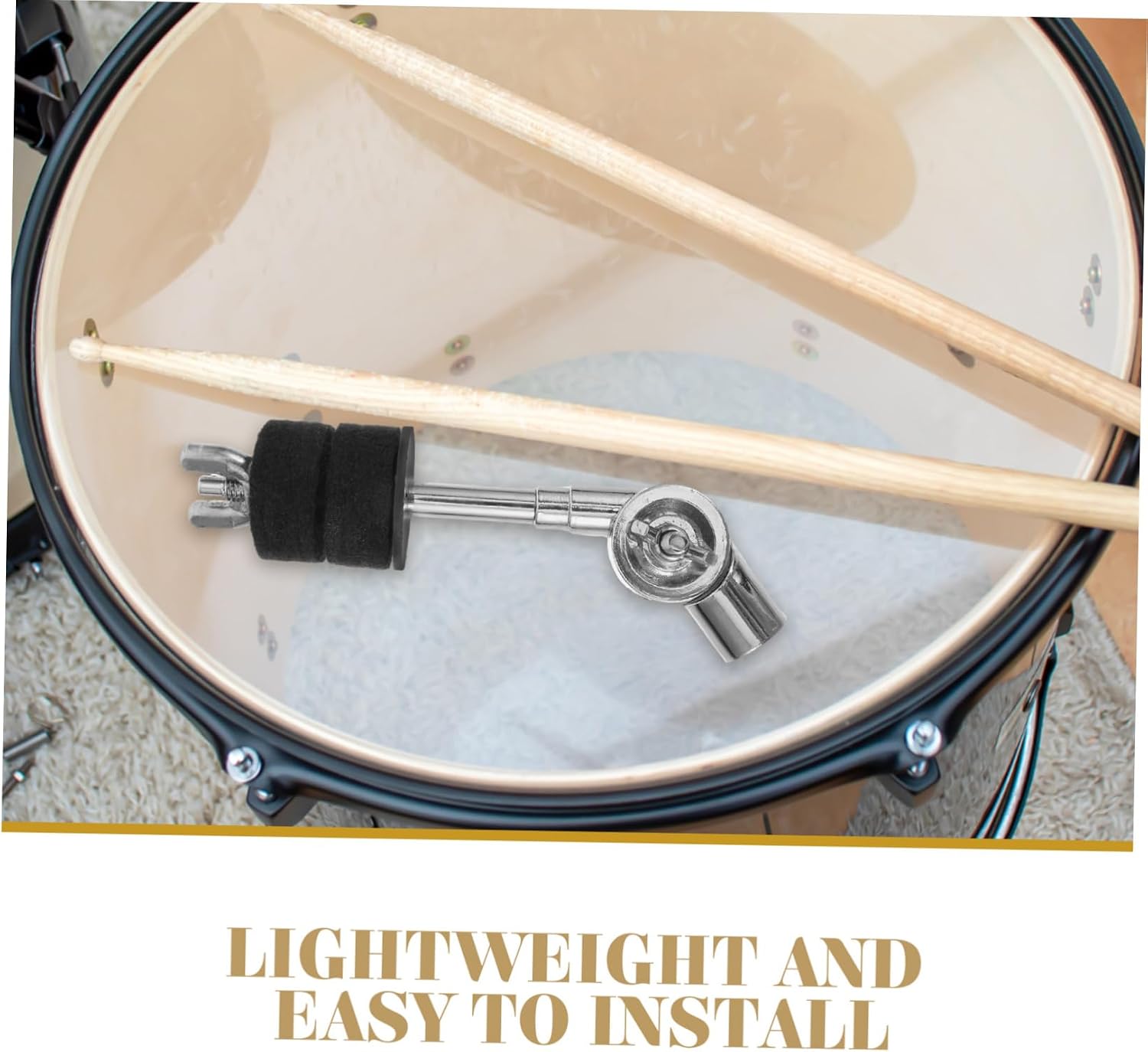 Cymbal Boom Arm Connector Mount Bracket Holder for Drum Lightweight Cymbal Attachment Durable and Easy to Install Drum Accessory for Musicians