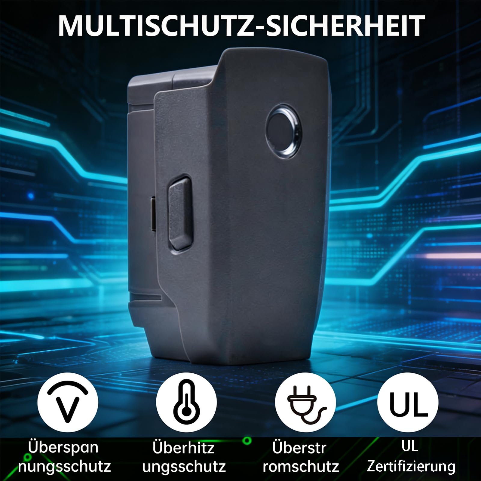 Mavic 2 Pro Akku, 3850 mAh, 15.4 V, 30 Minuten Maximale Flugzeit, Intelligenter Flugakku für DJI Mavic 2/2 Pro/Zoom (nur für DJI Original-Ladegeräte)