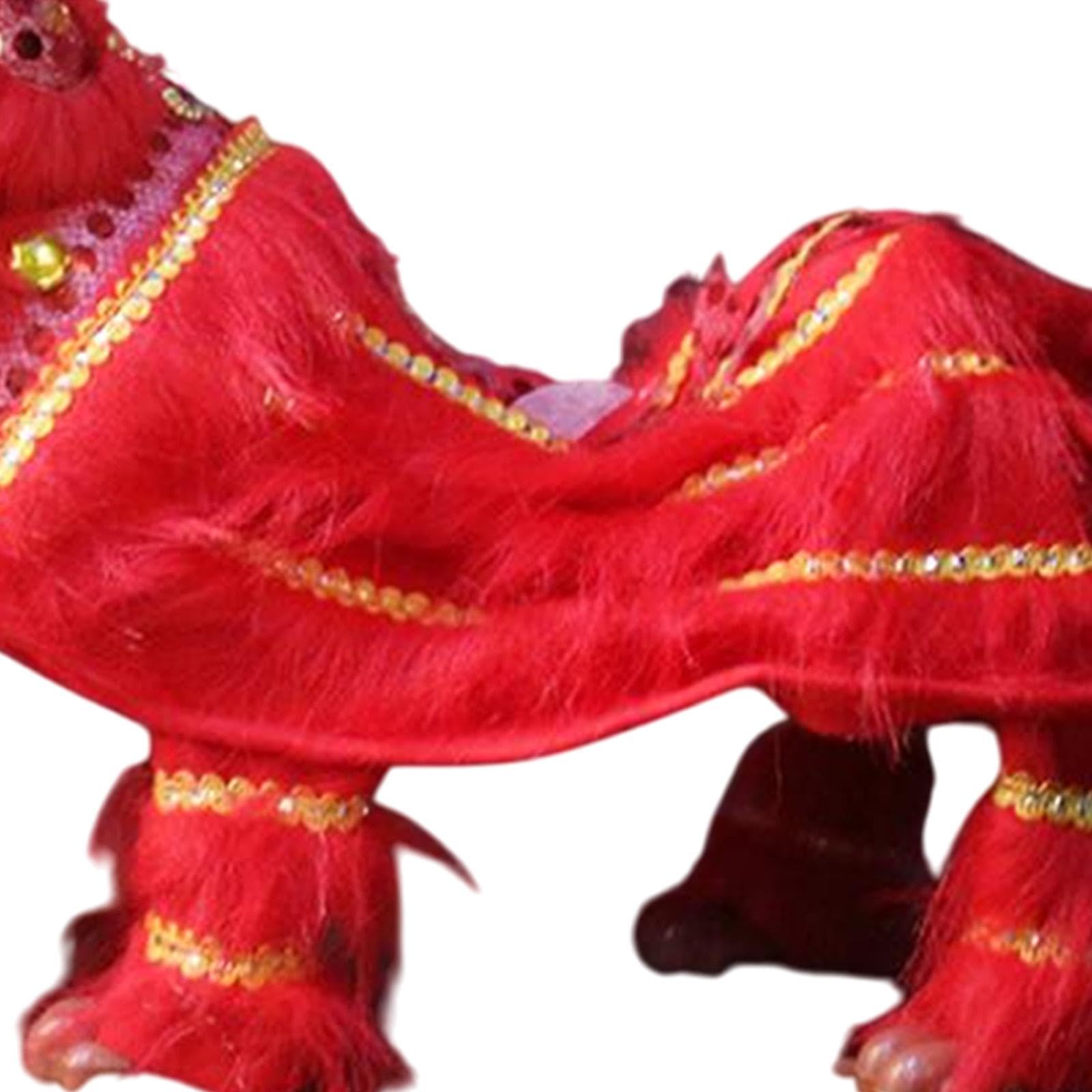 Marionetta Cinese, Pupazzo Danzante Realizzato con Fili, Souvenir Creativo, Robusto Manufatto, Regalo per La O Il, Rosso