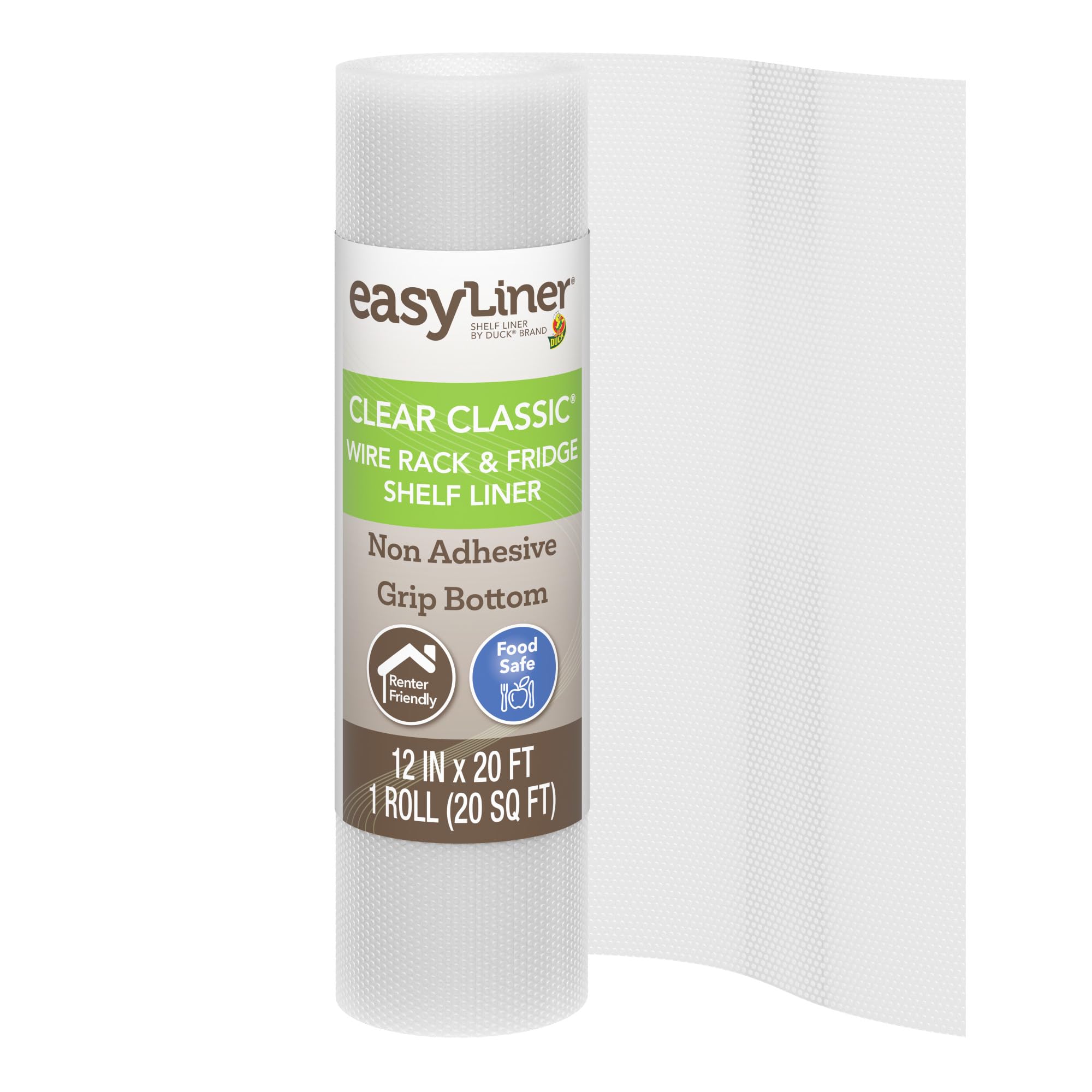 Duck Shelf Liner - Clear, Non-Adhesive -1 Duck Shelf Liner - Clear, Non-Adhesive -1