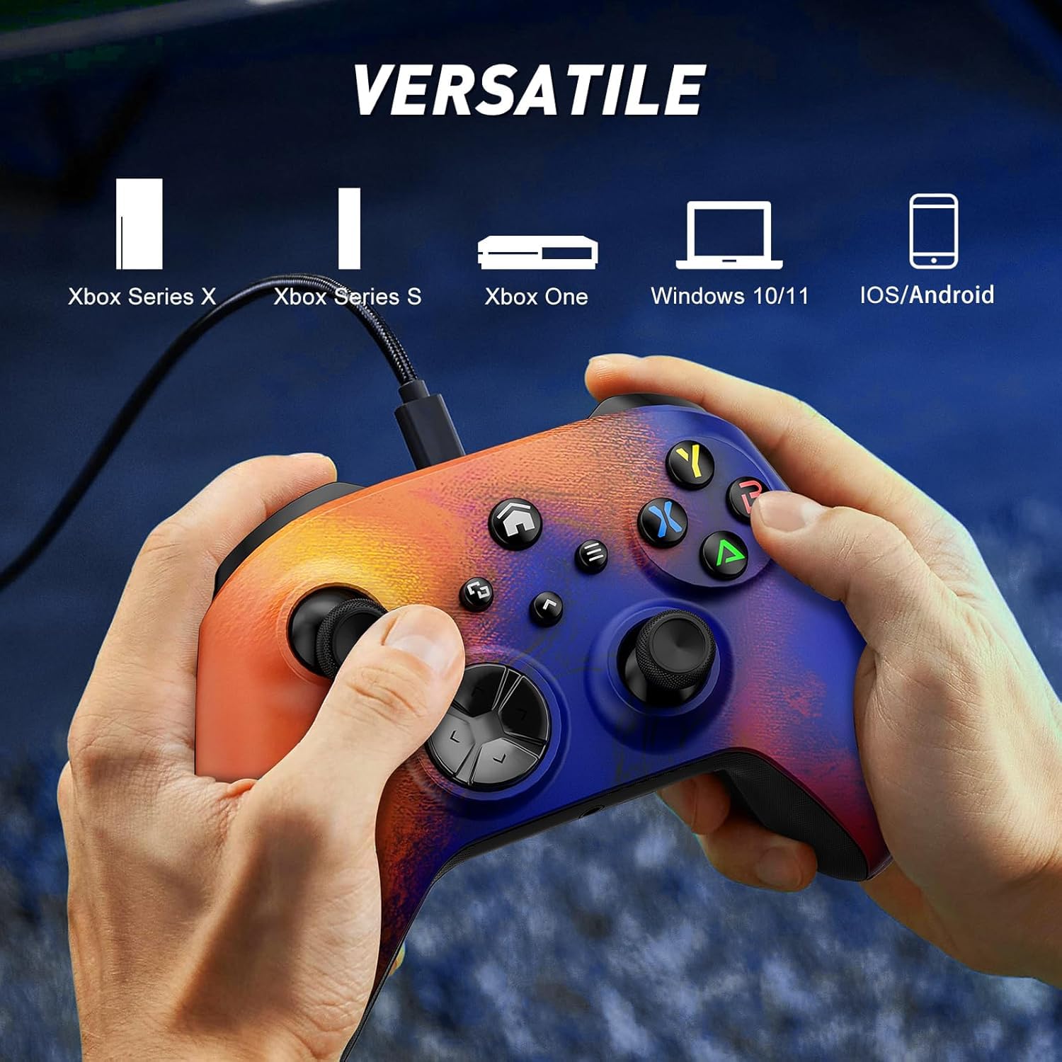 Dinosoo Wireless Controller with Macro Function & 4 Vibration Motors, Built-in Bluetooth, Turbo Button – Compatible with Xbox Series X|S, Xbox One, Windows 10/11 PC 6 71YVvsoa5oL. SL1500