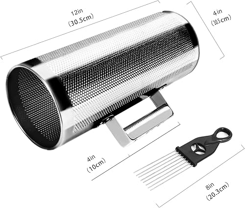 Miniatura 4 de EASTROCK Acero inoxidable Guiro Shaker 12" 4" Instrumento de percusión con raspador, acompañamiento de banda profesional Martillo de arena Guiro