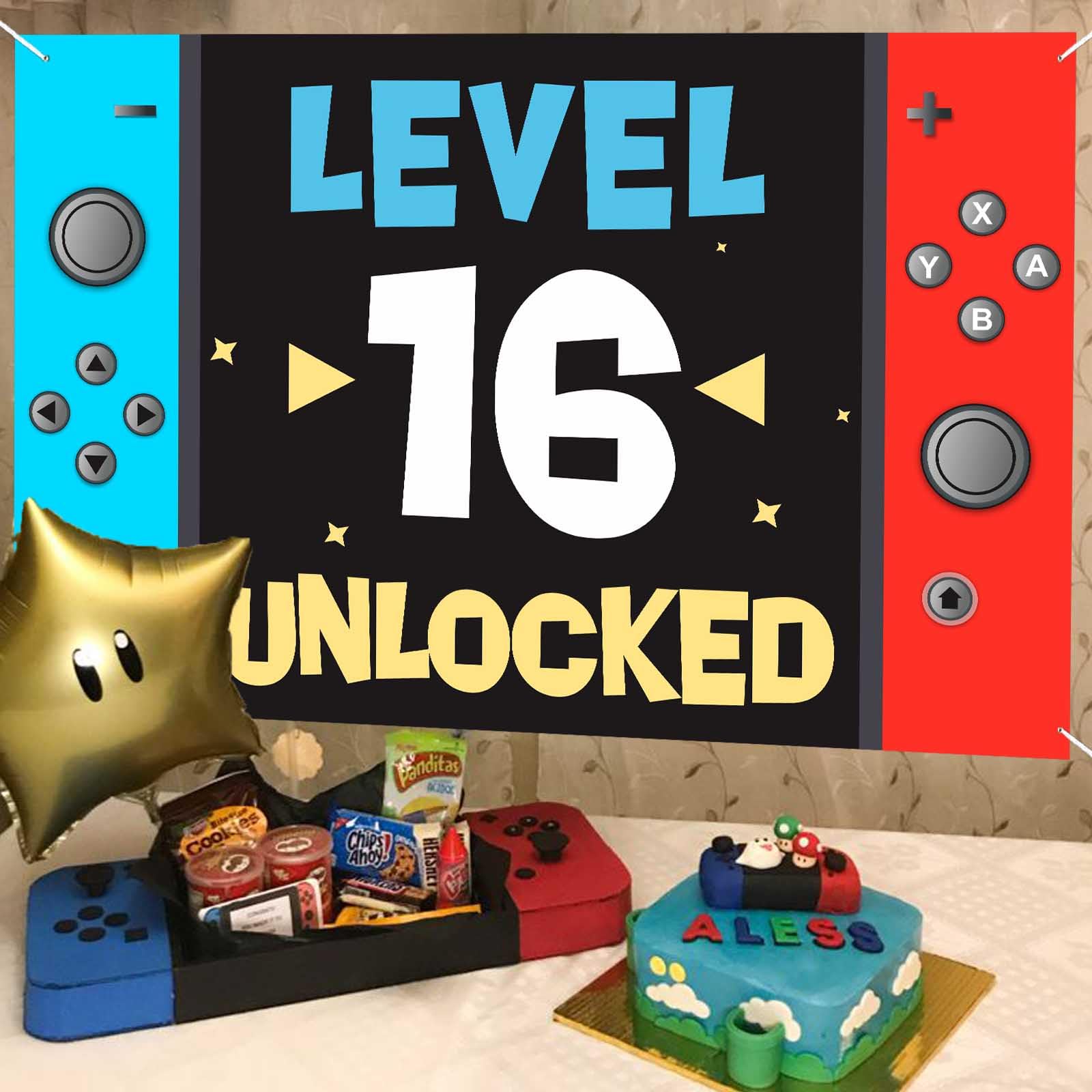 Amazon.com : Level 16th Unlocked Happy 16th Birthday Level Up