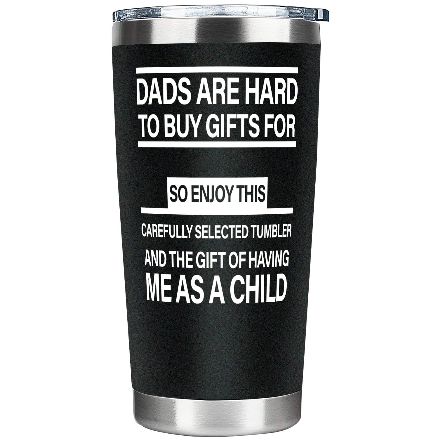 Father's Day Birthday Christmas Gifts for Dad from Daughter Son,Dad Tumbler Gifts,Dad Travel Coffee Mug, Dad Drinking Cup, Vacuum Insulated Stainless Steel Tumbler 20oz