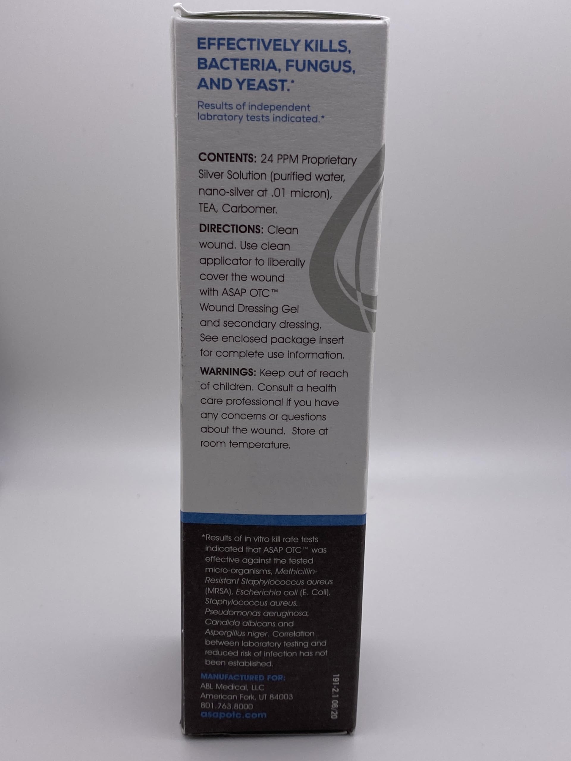 ASAP OTC Wound Dressing Gel by American Biotech Labs | SilverSol Ag₄O₄ 24 ppm Healing & Soothing Gel | 4 Oz — Amazon image 8