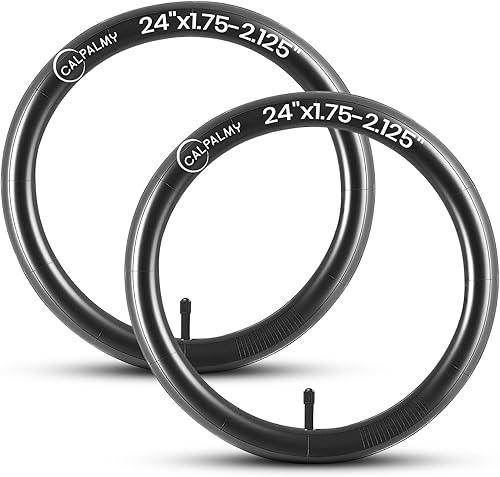Miniatura 15 de CALPALMY Tubos interiores de bicicleta para niños de 12, 14, 16, 18, 20, 22, 24, 26 y 28 pulgadas (paquete de 2), ancho de 1.75/1.95/2.125