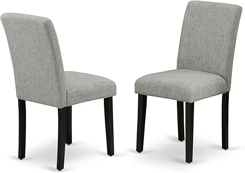 Miniatura 5 de East West Furniture DLAB3-BLK-06 - Juego de comedor de 3 piezas para espacios pequeños, contiene una mesa de comedor redonda con Dropleaf y 2 sillas