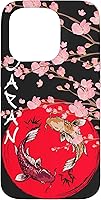 Vista 14 de koi Fish Ying yang,Japanese Flag Japan - Cherry Blossom Case for iPhone 17