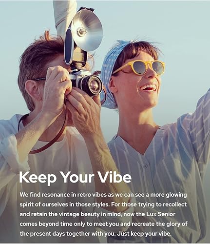 Miniatura 2 de Godox Lux Senior Retro Flash GN14 6000  200 K 11-164 Switch capaz de luz rápida automática y manual portátil con batería de 1700 mAh reflector