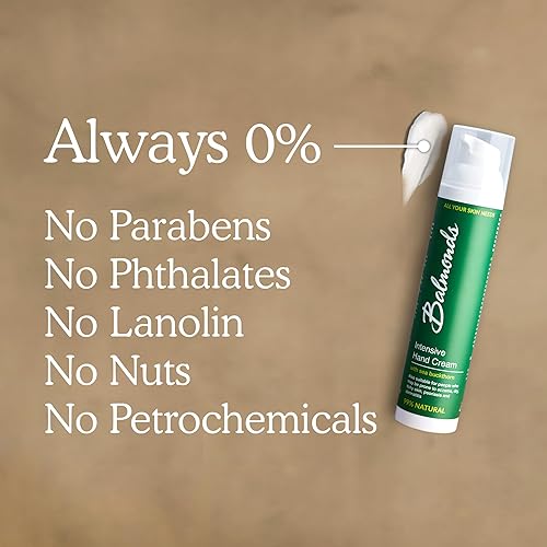 Miniatura 3 de Balmonds - Crema de manos intensiva - 1.8oz. (1.7 fl oz) - Loción de manos 100% natural para manos secas - Sin fragancia - Vegano y libre de