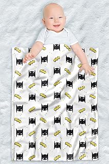 LOGOVISION Batman Fleece Baby Blanket, 30