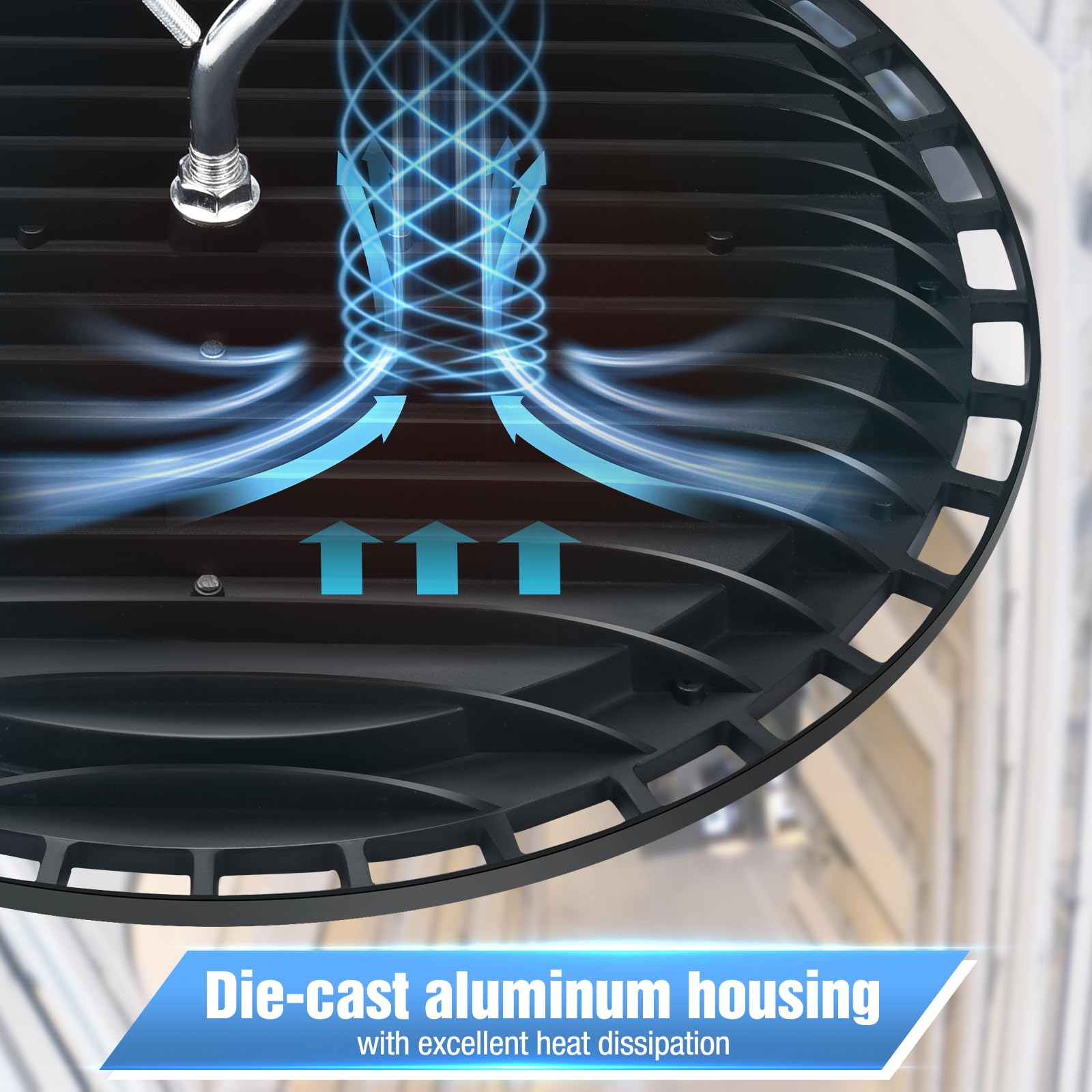 20 Pack 300W UFO Led High Bay Light 120VAC 5000K Daylight Commercial Shop Bay Lighting Fixture 45000LM 1300W — view 5