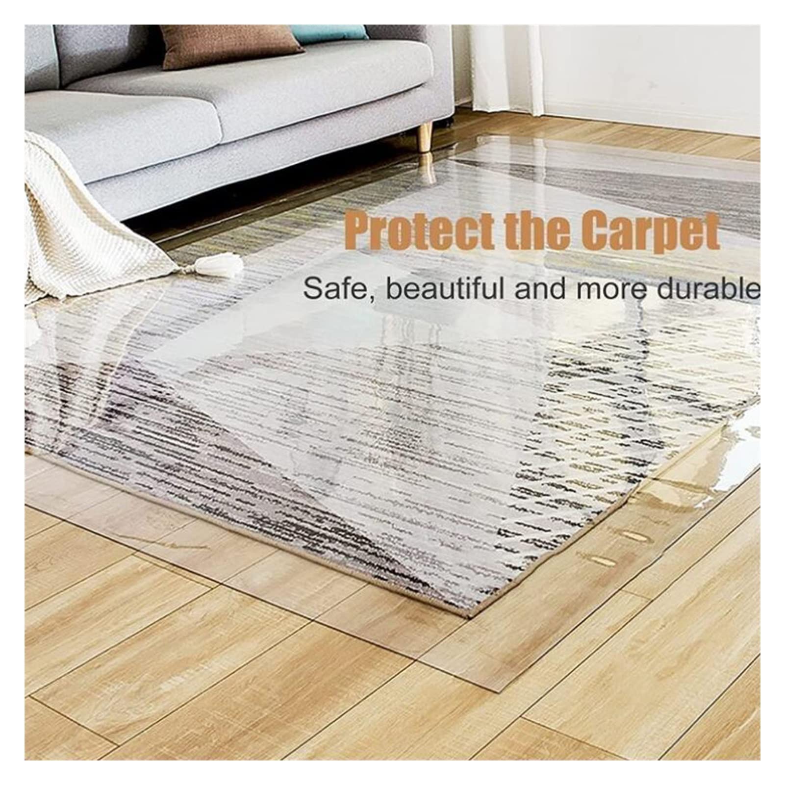 Tapis De Chaise Transparent Tapis De Protection De Sol, Imperméable,
