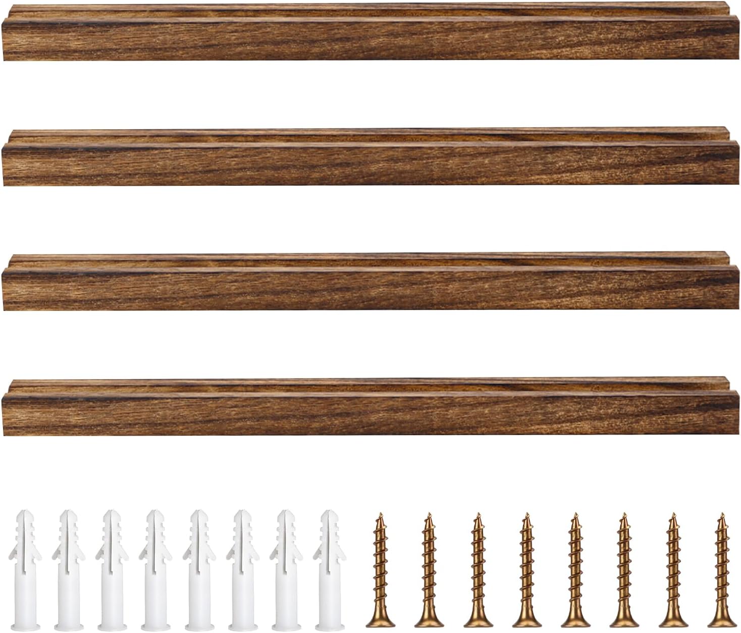 Sports Card Display Shelf For Wall Sports Card Stand Wood Baseball Card Display Frame Graded Trading Card Wall Display Graded Card Rack Holds 20 Trading Cards for Football Graded Card Collection